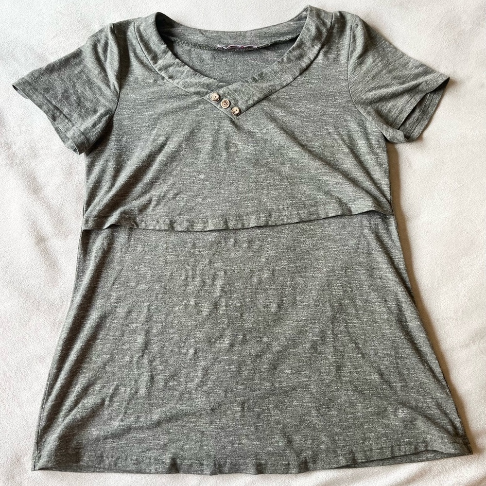 Green Maternity Top